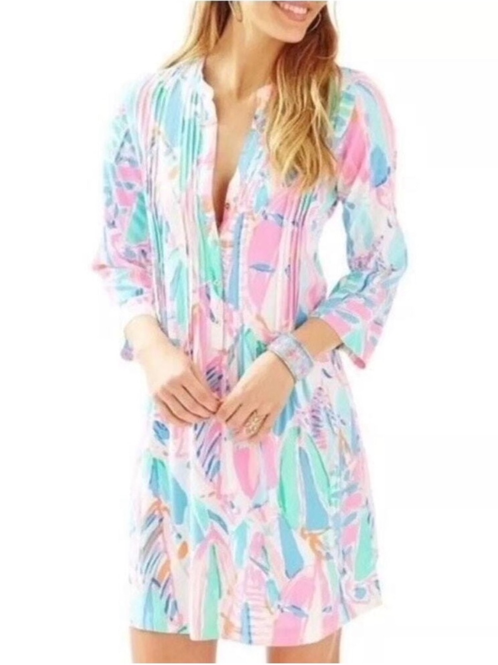 Lilly Pulitzer Women's Sarasota Tunic Dress - Out to Sea - Medium